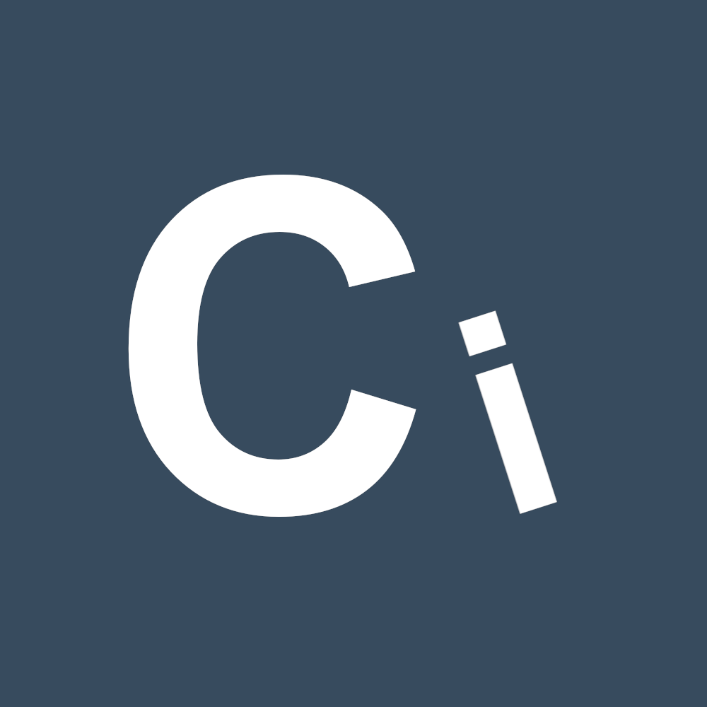 Logo of "Cimxnyl". The C and i letters in the logo also use the Arial font.